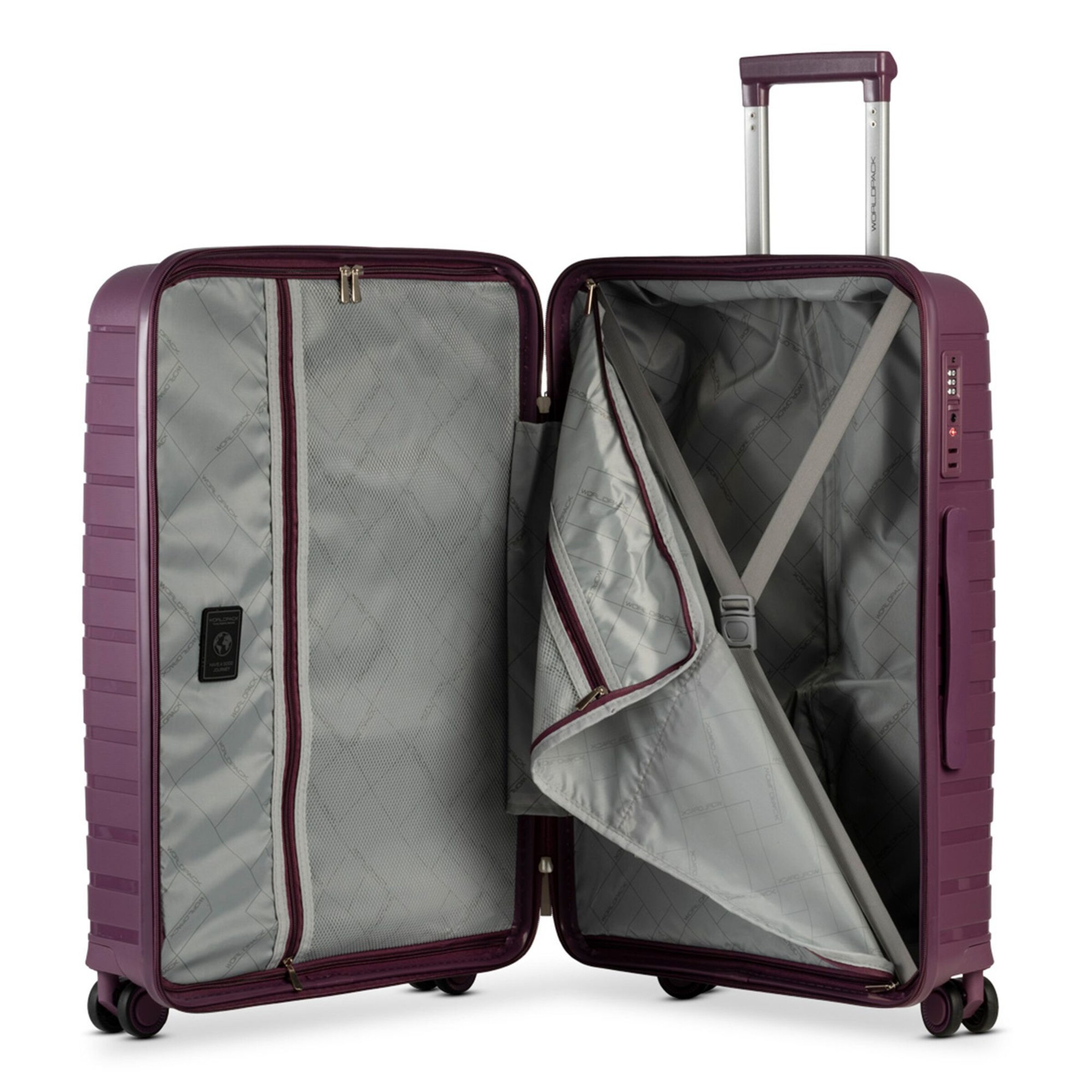 Worldpack Kofferset 'Portland' in Lila
