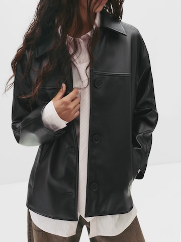 Veste mi-saison Pull&Bear en noir
