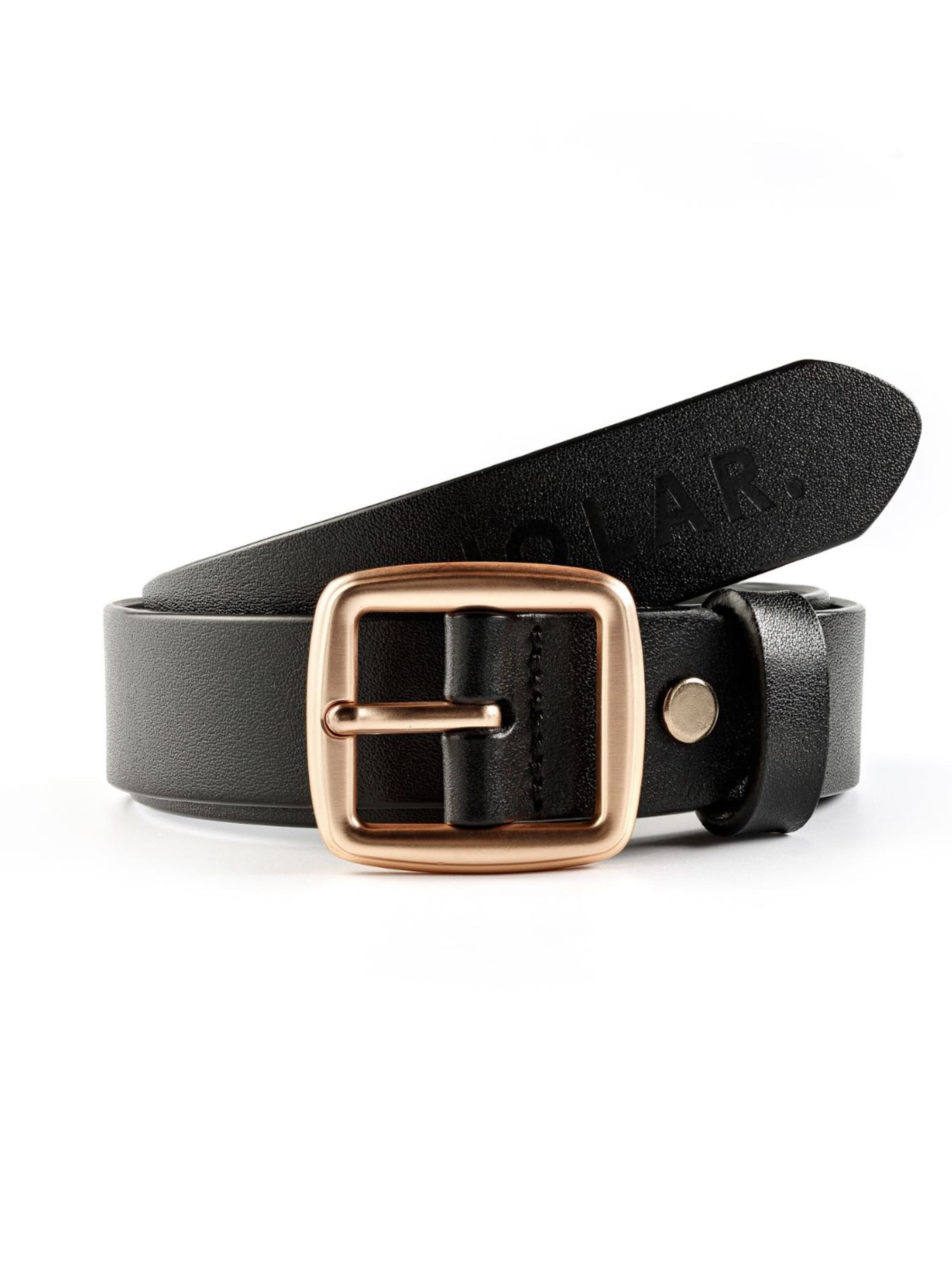 jolar Belt 'PREMIUM' in Black: front