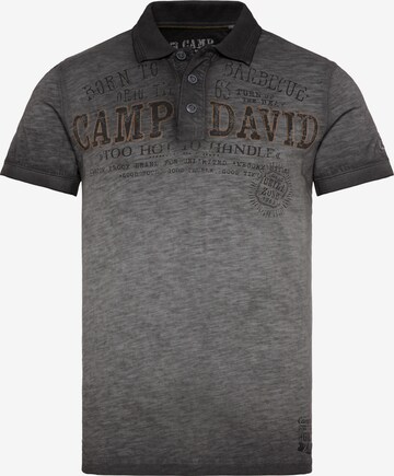 CAMP DAVID Poloshirt in Grau: predná strana