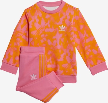 ADIDAS ORIGINALS Sweatsuit in Orange: front