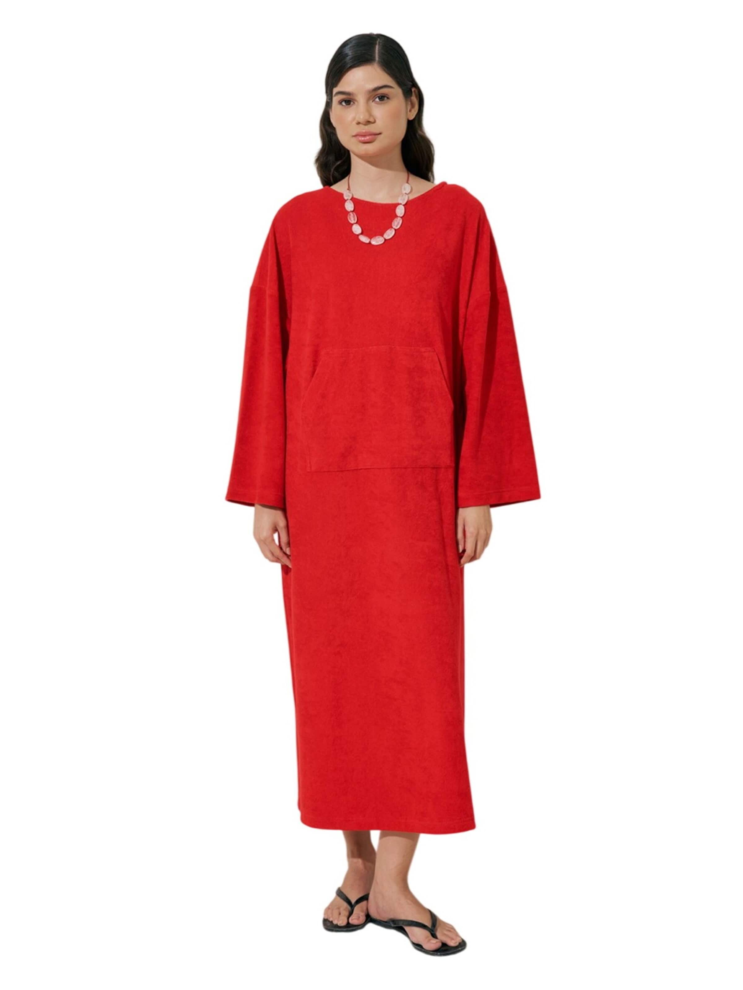 MANUKA Jurk in Rood: voorkant