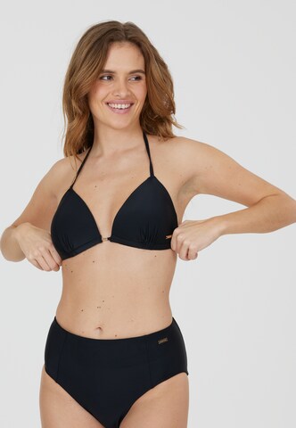 Athlecia Triangel Bikinitop 'Aqumiee' in Zwart: voorkant