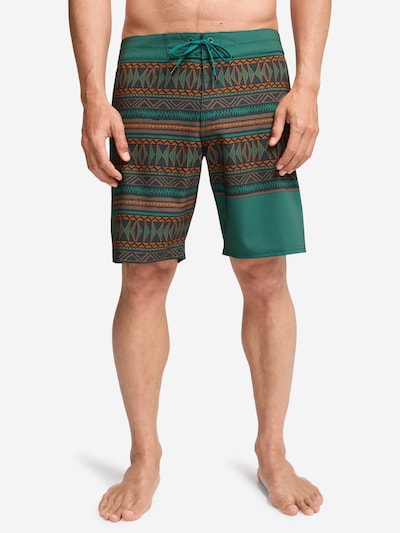 BILLABONG Swimming Trunks 'Burleigh Pro 18' in XXS in Caramel / Anthracite / Fir / Dark orange, Item view