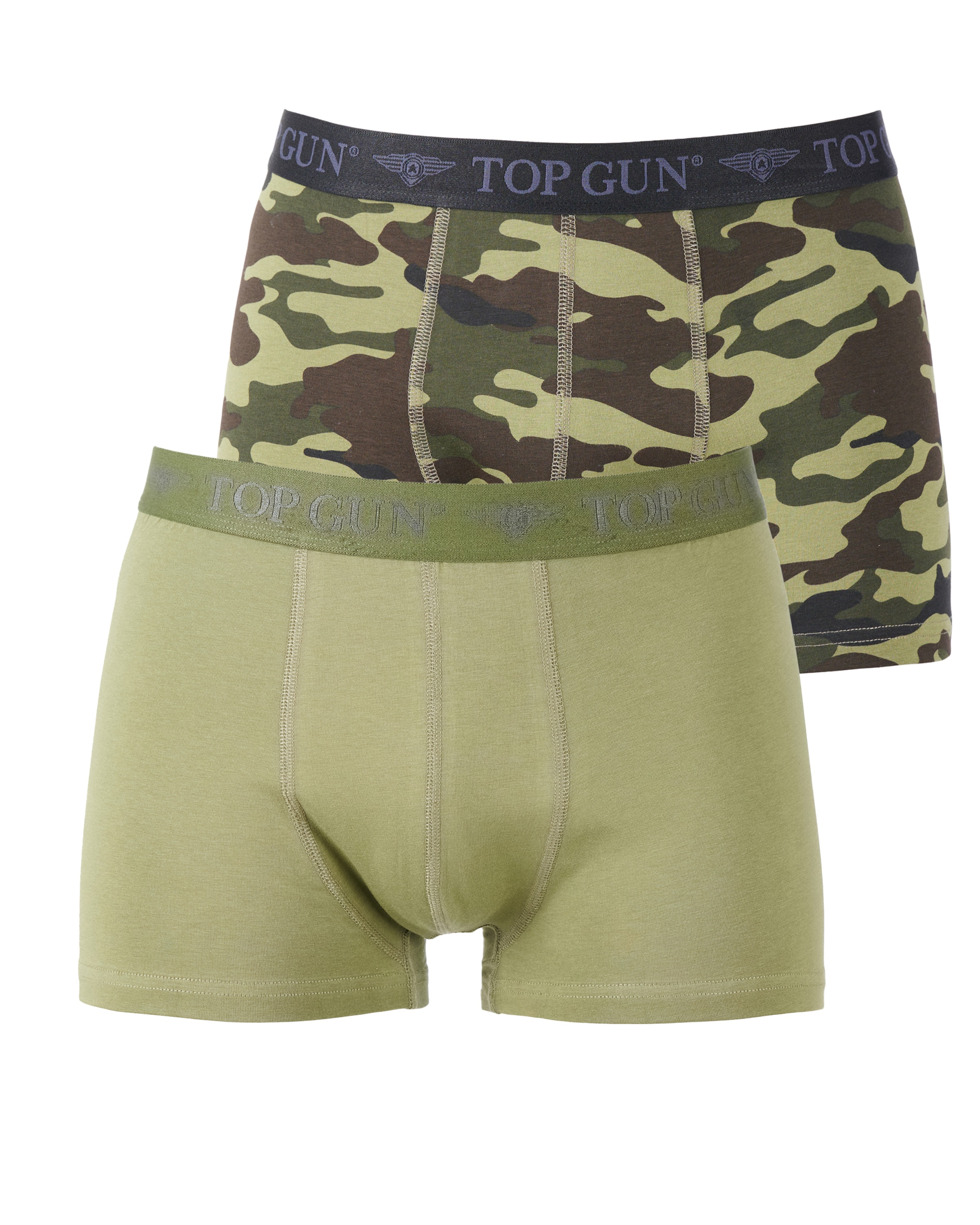 TOP GUN Boxer shorts in Green: front