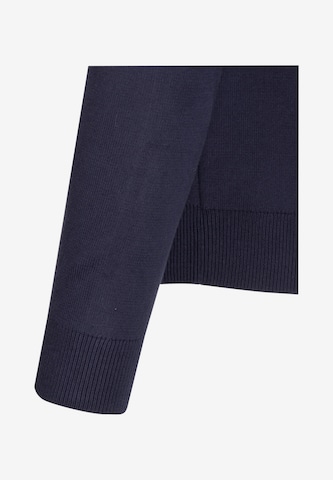 SEIDENSTICKER Knit Cardigan ' Schwarze Rose ' in Blue