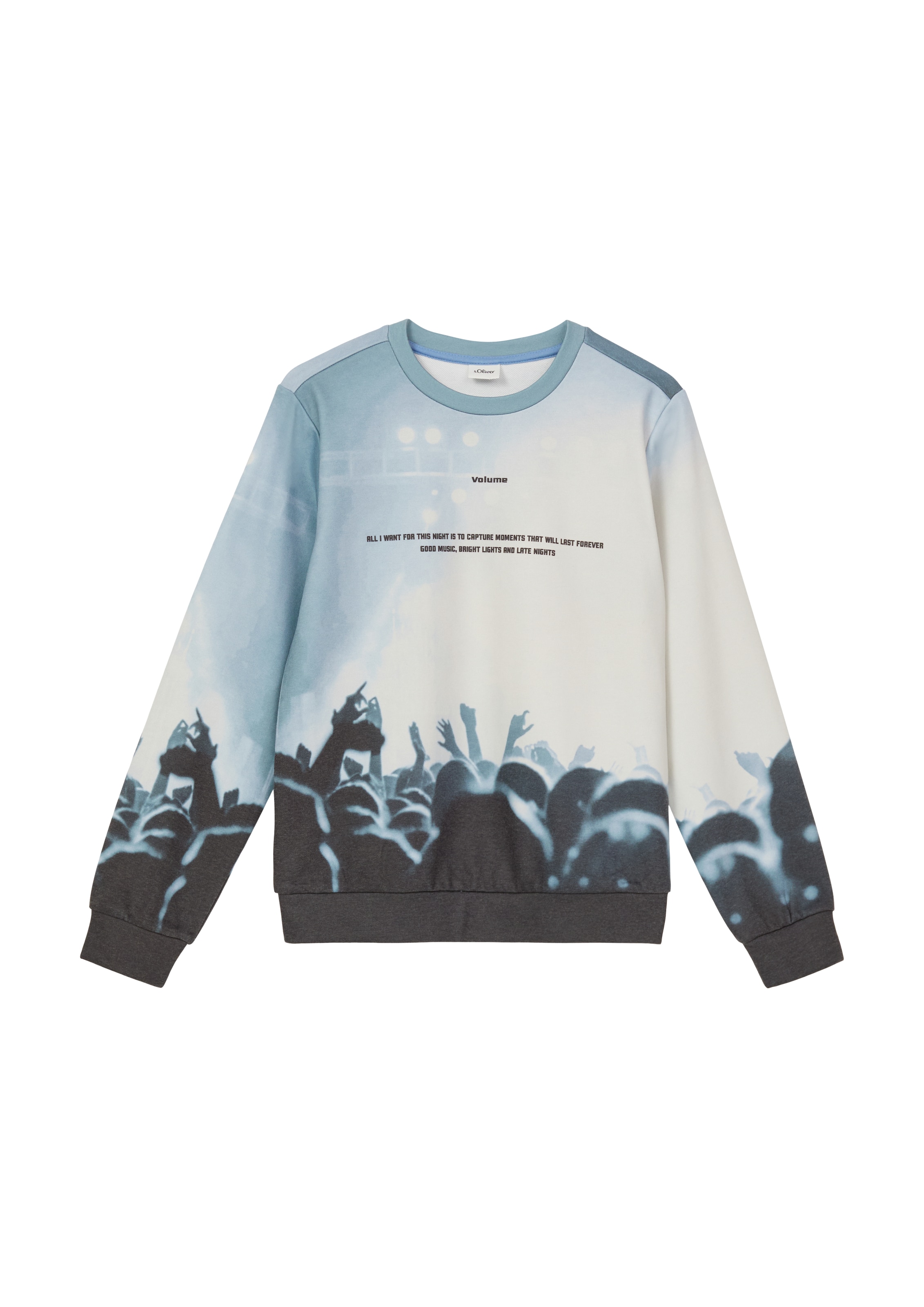 s.Oliver Sweatshirt in Blue: front