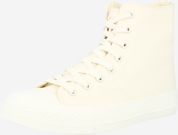 NA-KD High-top trainers in Beige: front