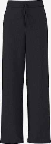 PIECES Wide leg Trousers 'PCLAYA' in Black: front