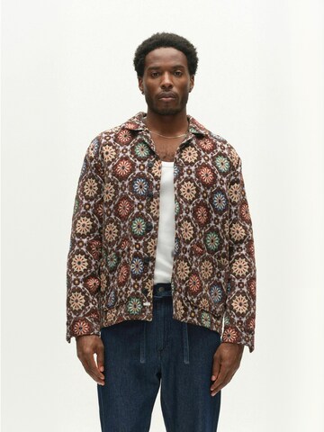 GABBA Regular fit Tussenjas ' Simone ' in Bruin: voorkant