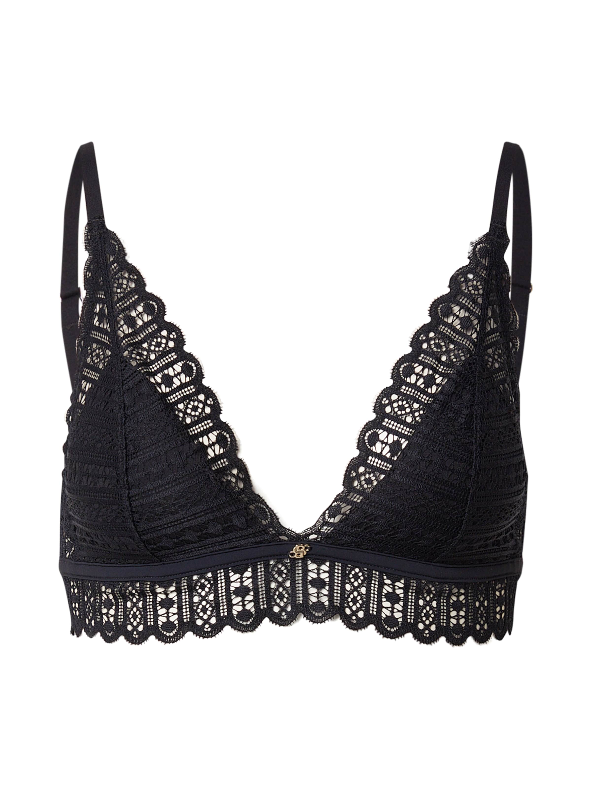 BOSS Háromszög Melltartó - fekete: elől