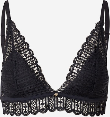 BOSSTrokutasti Grudnjak - crna boja: prednji dio