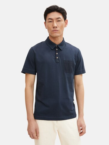 TOM TAILOR Poloshirt in Blau: predná strana