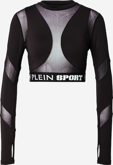 Tricou Plein Sport pe negru / alb, Vizualizare produs