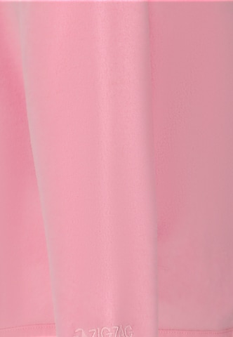 ZigZag Fleecejacke 'Lakefield' in Pink