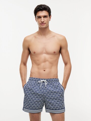Shorts de bain TOMMY HILFIGER en bleu : devant