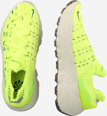 Nike Sportswear Σνίκερ χαμηλό 'Space Hippie 04' σε κίτρινο