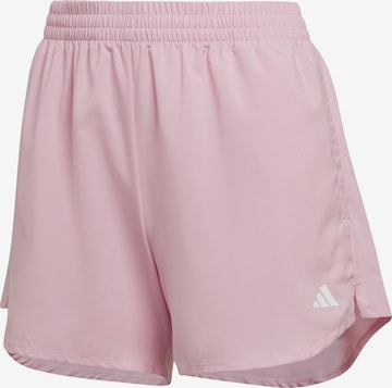 ADIDAS PERFORMANCE Sports trousers 'Aeroready Minimal' in Pink: front