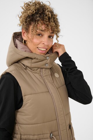 Cream Weste in Beige