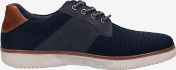 HECHTER PARIS Athletic Lace-Up Shoes 'Leroy' in Blue