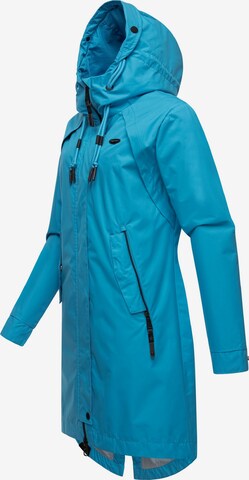 Ragwear Toiminnallinen pitkä takki 'Rejany' värissä sininen