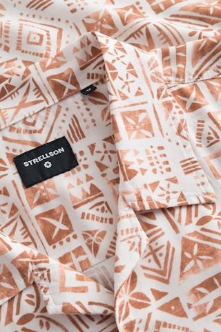 STRELLSON Regular fit Overhemd 'Cliro' in Oranje