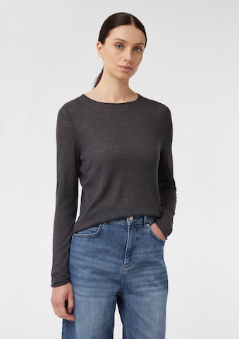 comma casual identity Sweater in Black: front