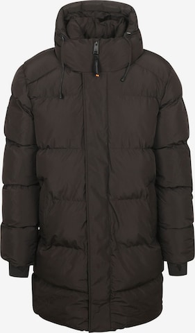 Superdry Wintermantel in Schwarz: Vorderseite