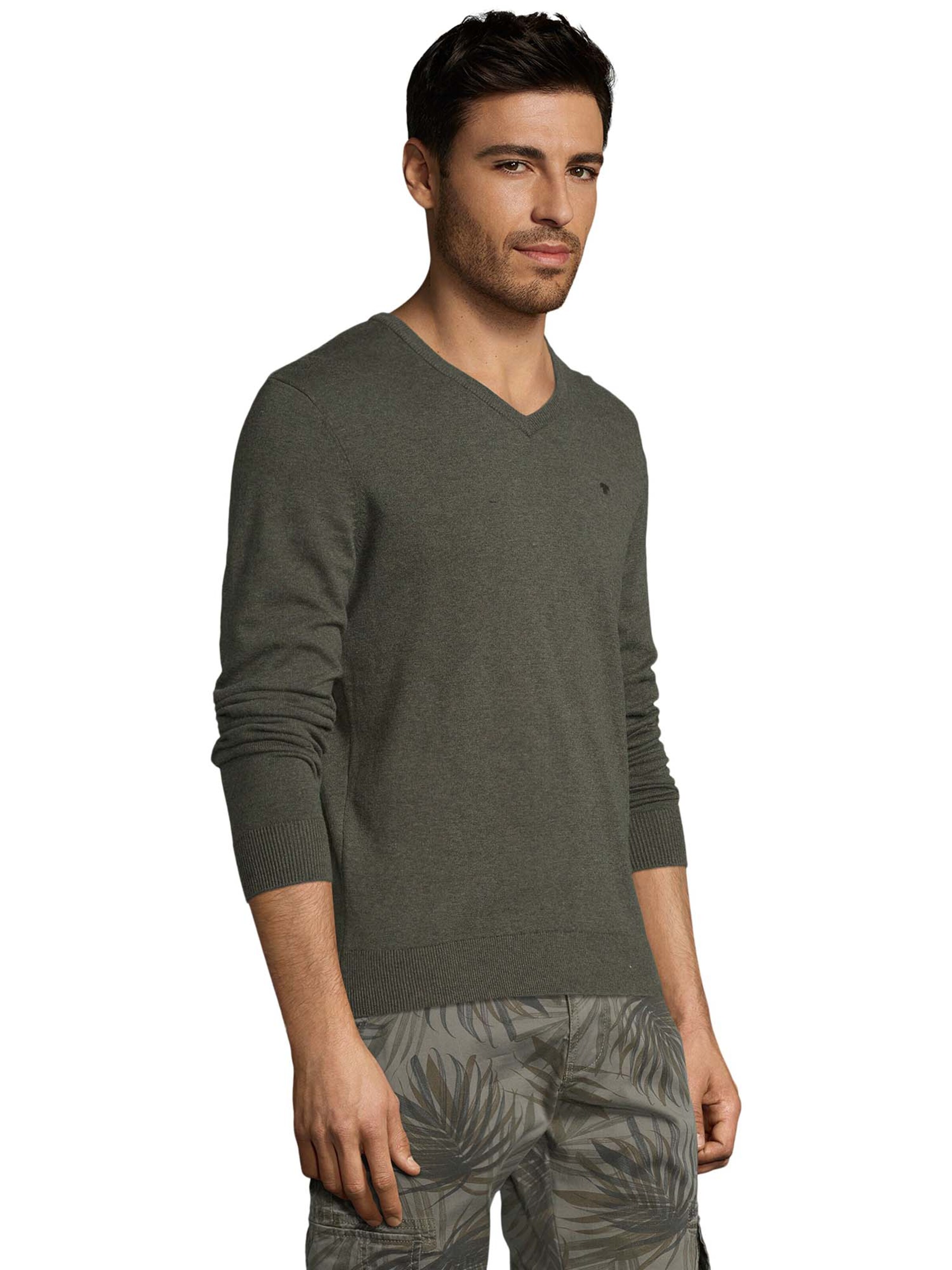 TOM TAILOR Regular fit Pulover | zelena barva