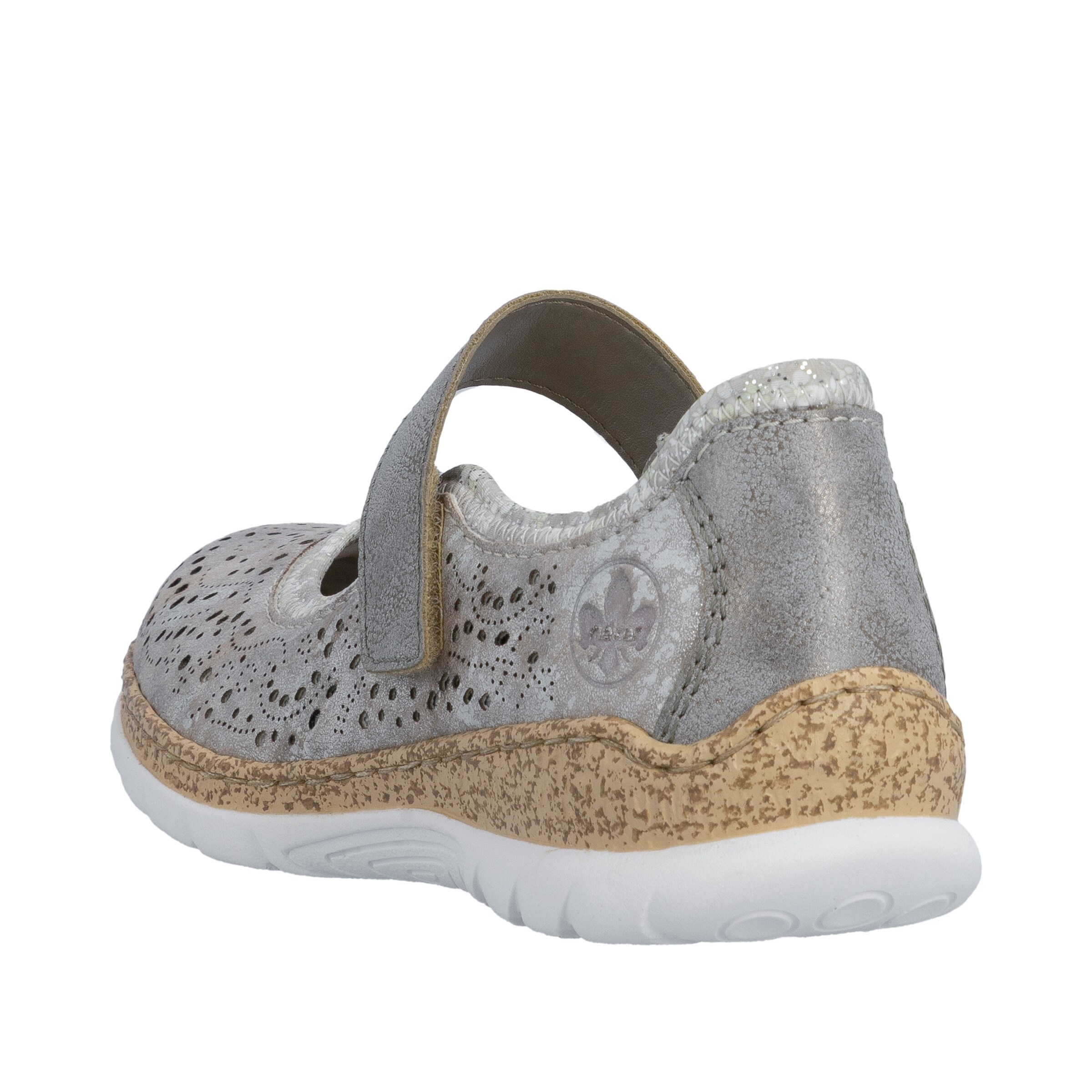 Chaussure basse Rieker en argent