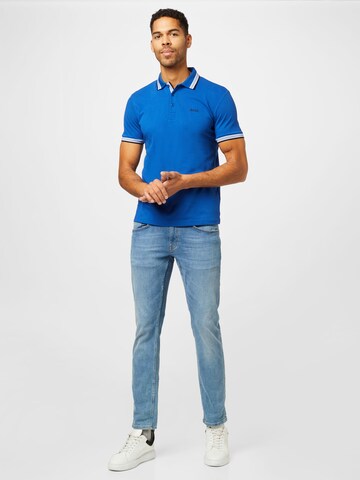 BOSS Green Poloshirt 'Paddy' in Blau