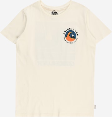 QUIKSILVERTehnička sportska majica 'BUBBLESTAMP' - bež boja: prednji dio