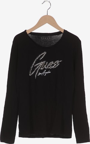 GUESS Langarmshirt XL in Schwarz: predná strana