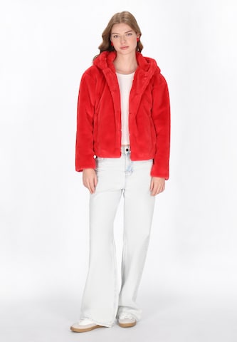 MYMO - Casaco de inverno 'Young Fashion' em vermelho
