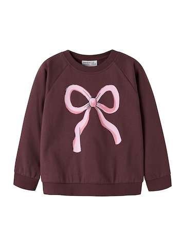 NAME IT - Sweatshirt 'NMFVENUS' em roxo: frente
