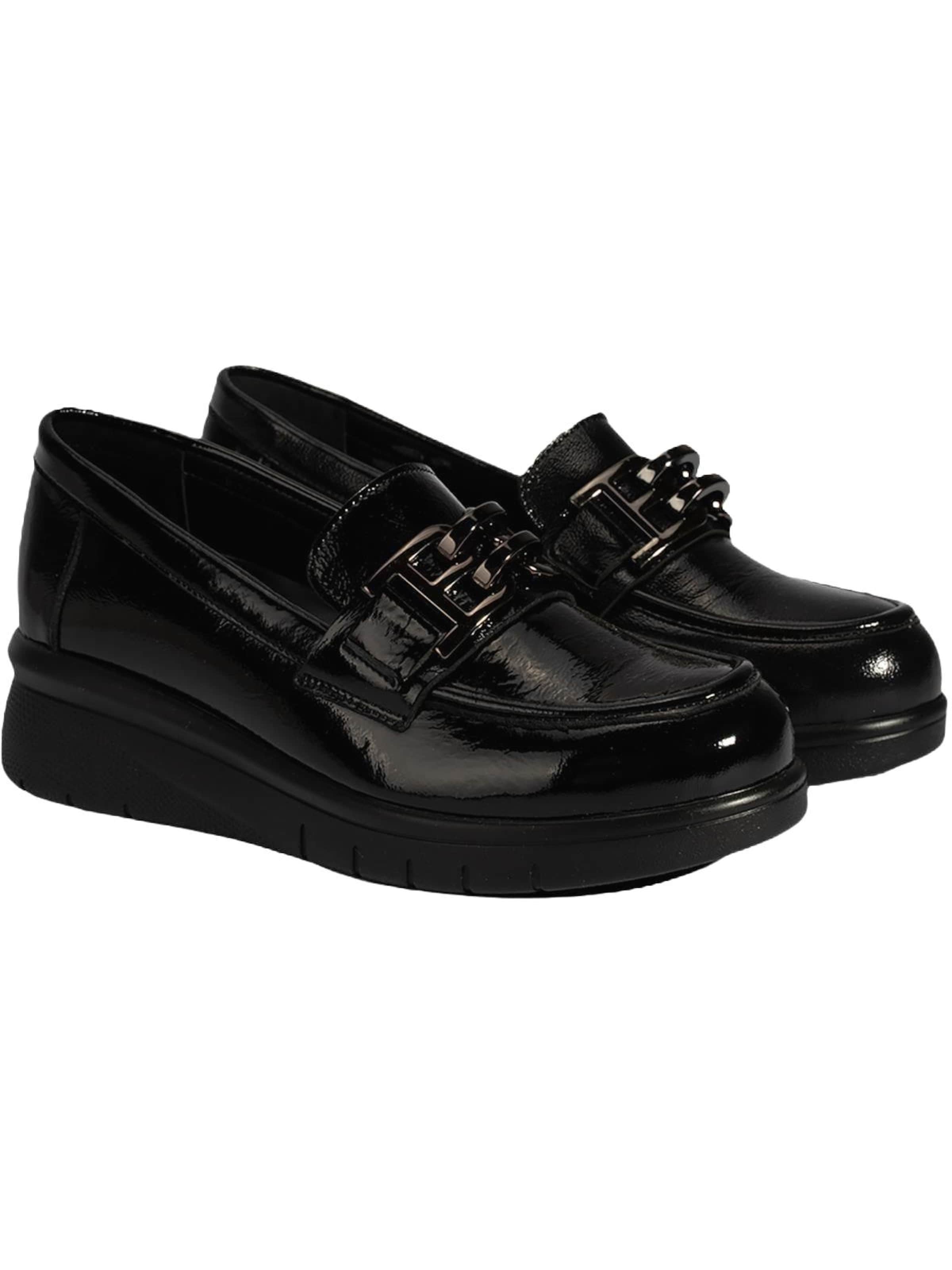 Desa Low shoe 'Slip-Ons' in Black: front