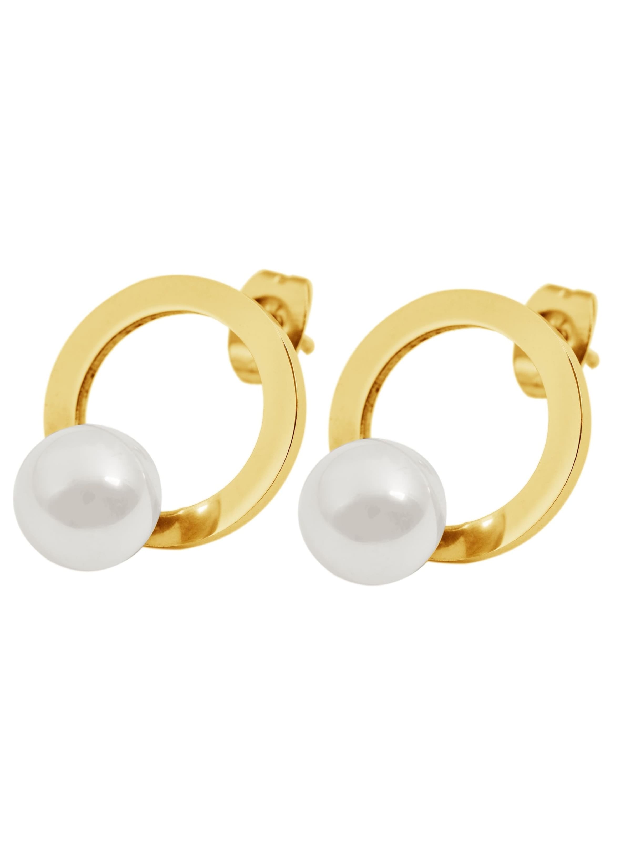 Akzent Earrings 'Cecilie, langlebig' in Gold