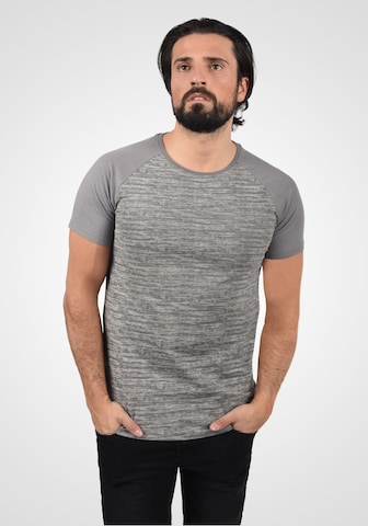 !Solid Shirt 'Mevio' in Grijs: voorkant