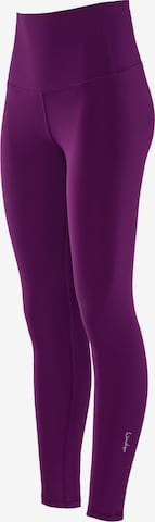 Winshape Skinny Spodnie sportowe 'HWL117C' w kolorze fioletowy