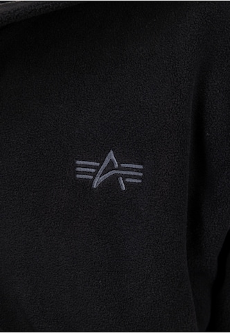ALPHA INDUSTRIES Fleecejacke in Schwarz