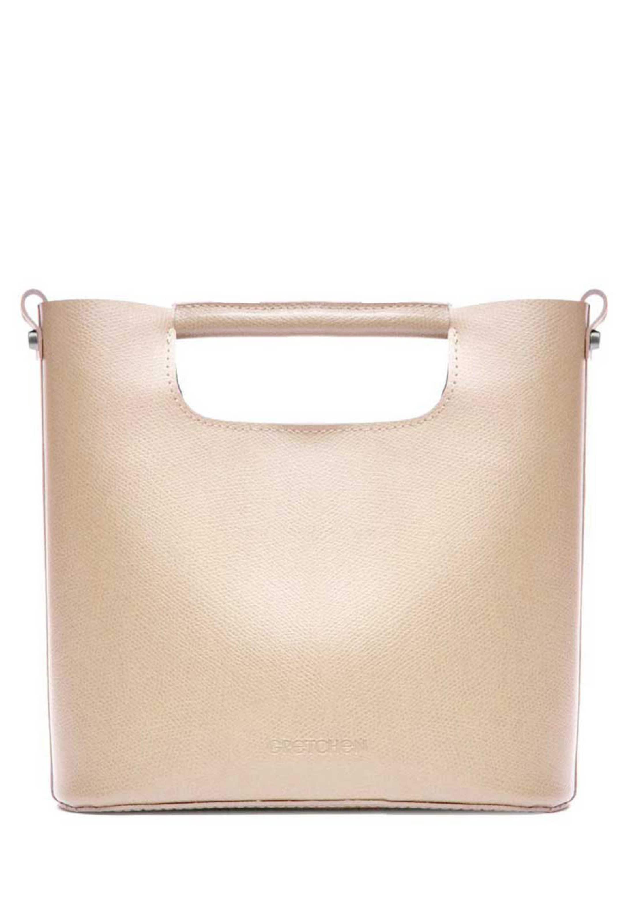 Gretchen Schultertasche 'Crocus Small' in Beige: Vorderseite