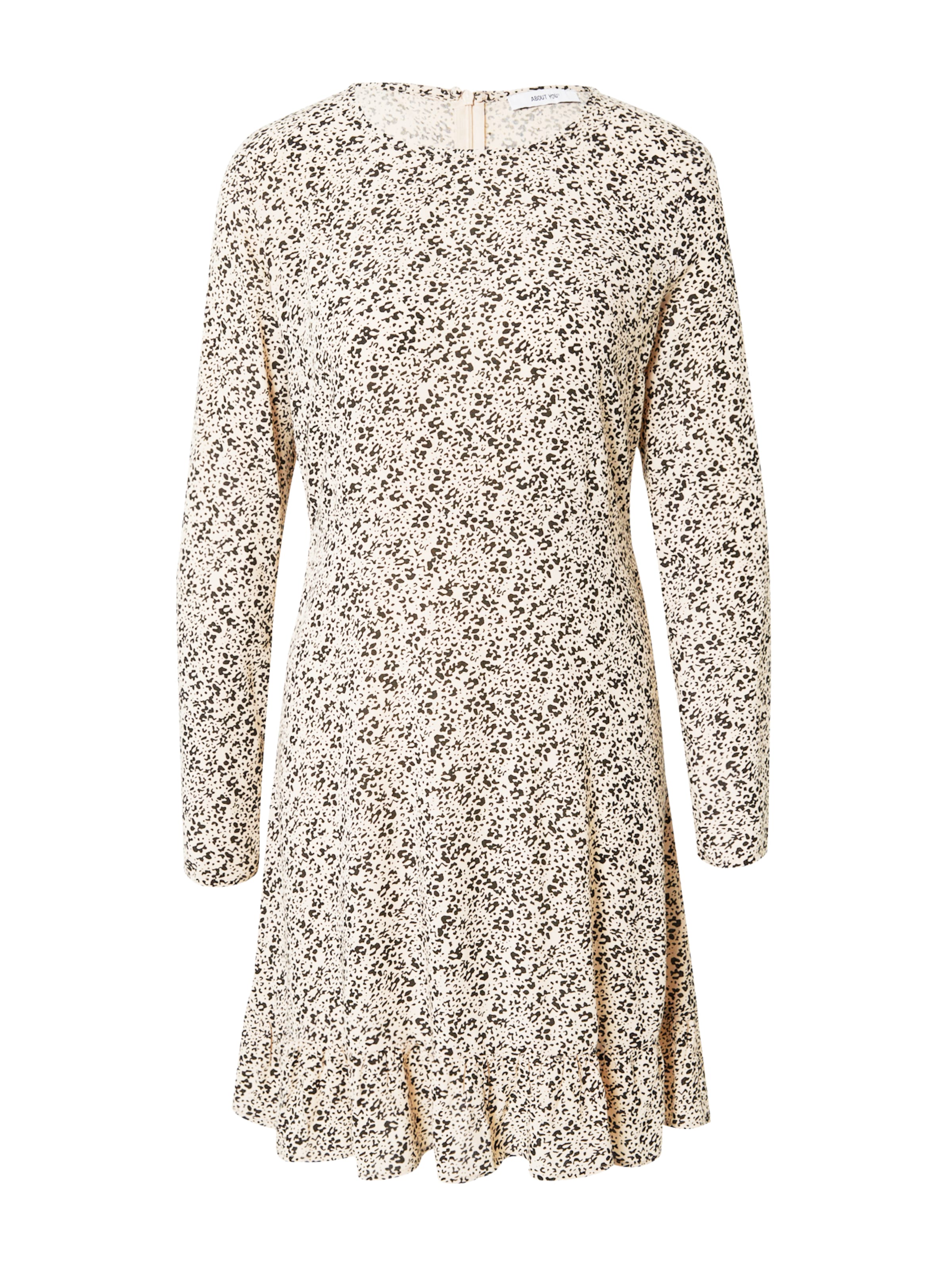 ABOUT YOU Robe 'Valeska' en crème / noir, Vue avec produit