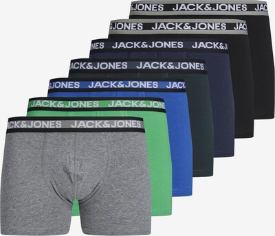 JACK & JONES Boxers 'ADRIAN' em azul escuro / acinzentado / verde claro / preto, Vista do produto
