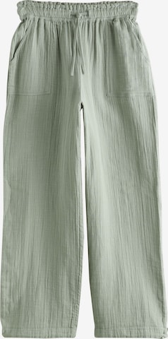 Wide Leg Pantalon Next en vert : devant