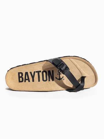 Bayton - Sandalias de dedo 'JUNON' en negro