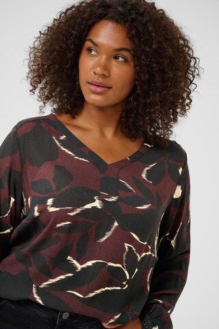 KAFFE CURVE Blus 'KCAmi' i lila
