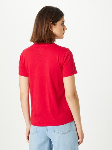 T-shirt HOLLISTER en rouge