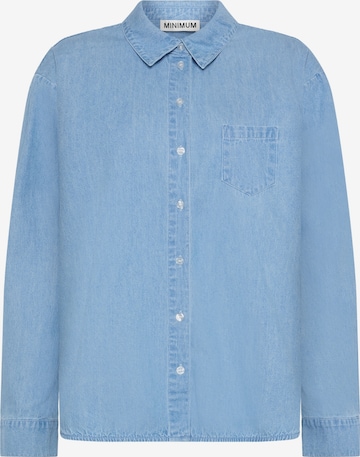 minimum Blouse 'Fern' in Blauw: voorkant
