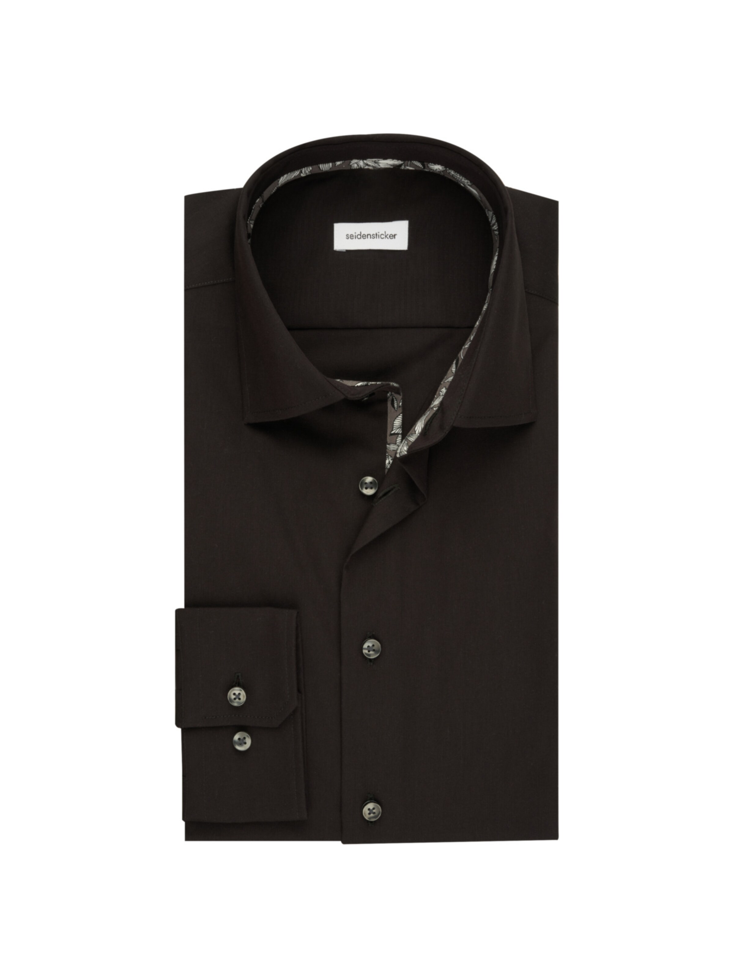 Coupe slim Chemise business 'Smart Essentials' SEIDENSTICKER en noir