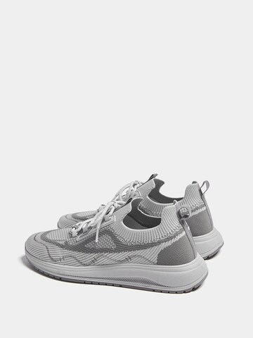 Pull&Bear Platform trainers in Grey